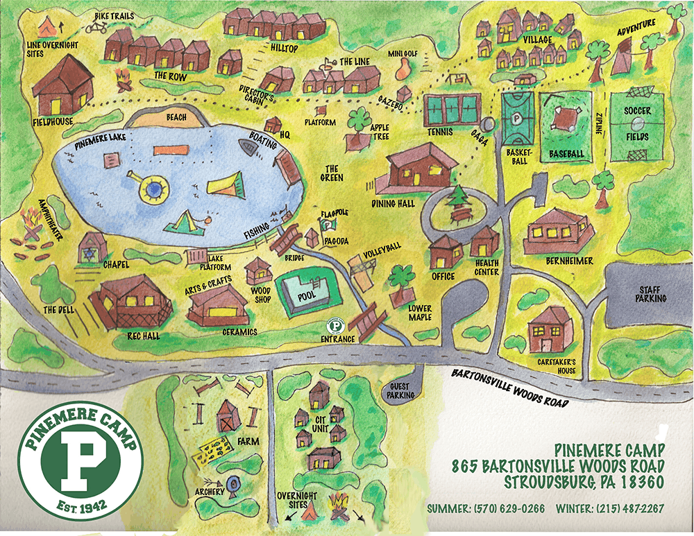 Pinemere-Map
